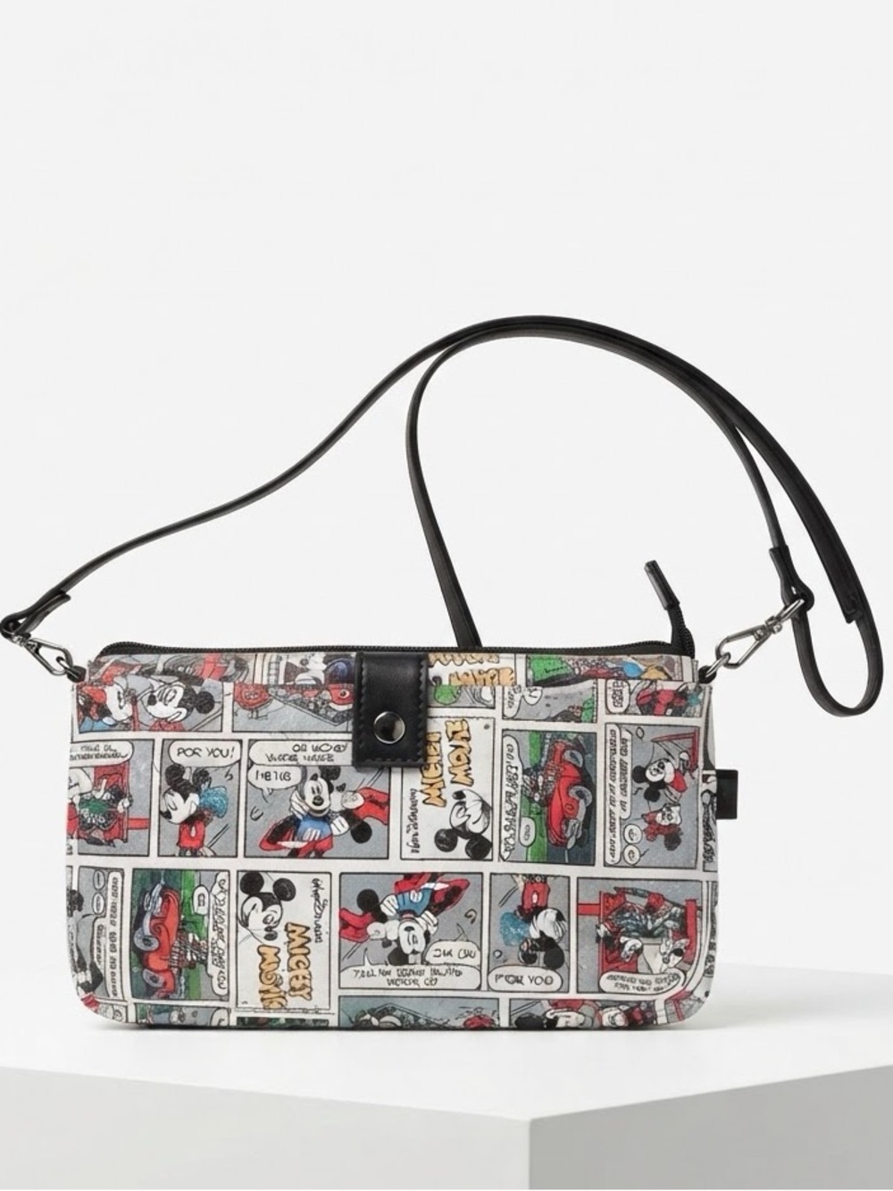 Crossbody bag - Disney Mickey Comic Strip crossbody / convertible wristlet bag